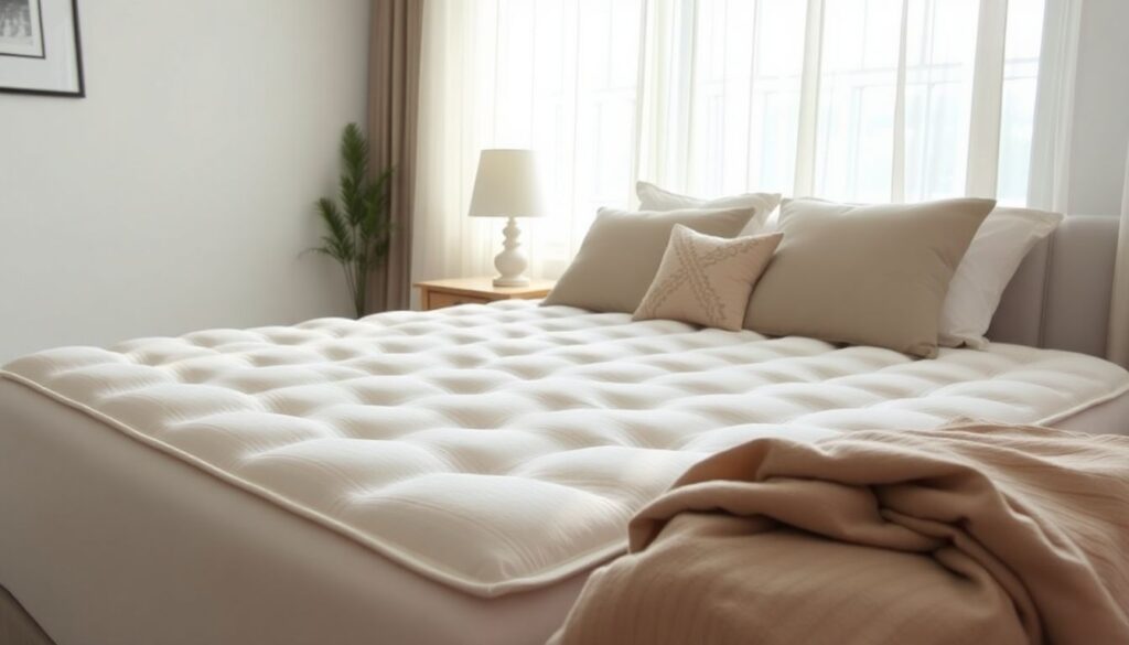 plush cooling mattress topper for night sweats