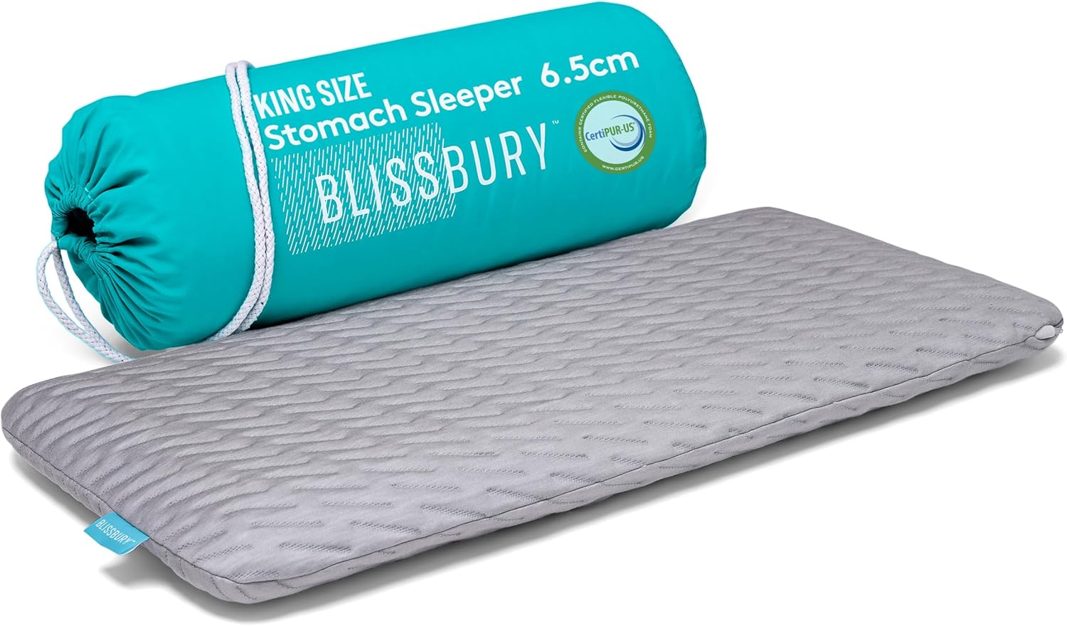 BLISSBURY King Stomach Sleeping Pillow for front sleepers
