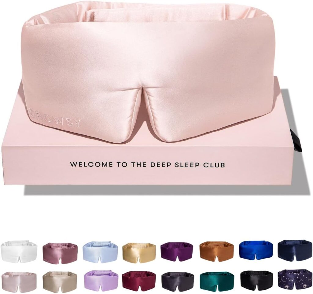 Drowsy Silk Sleep Mask for better sleep quality
