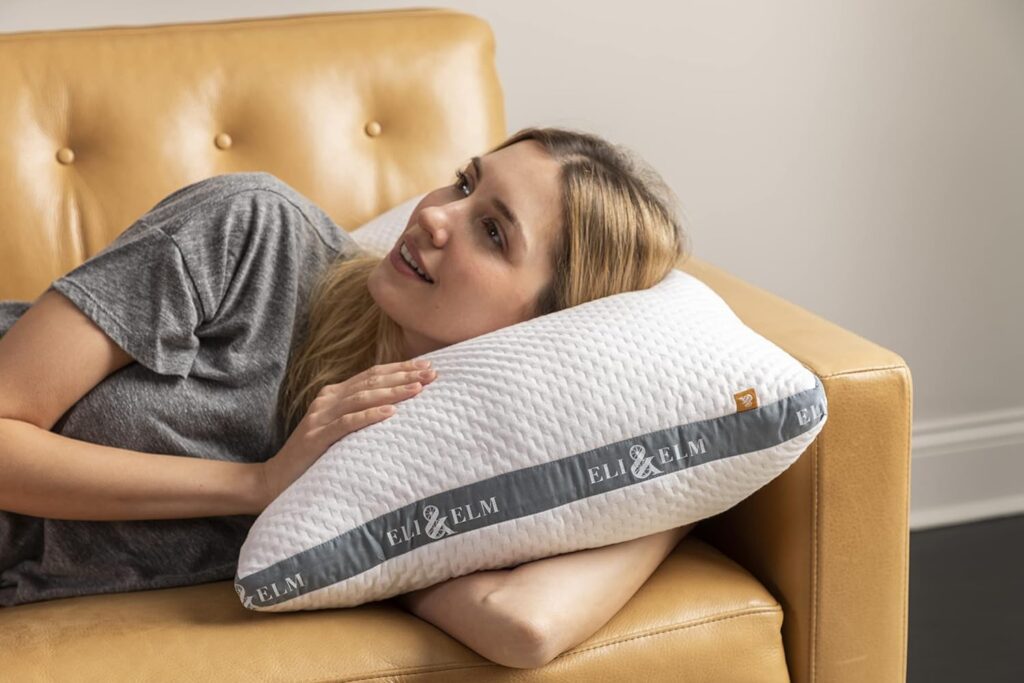 Eli & Elm Side Sleeper Pillow for neck and shoulder pain