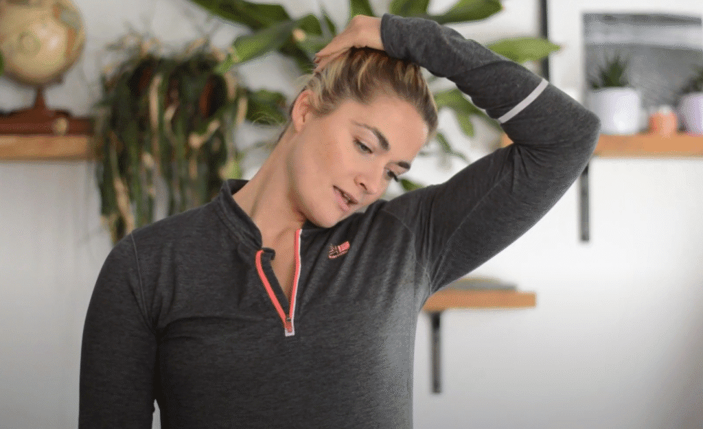 Bedtime neck pain relief routine