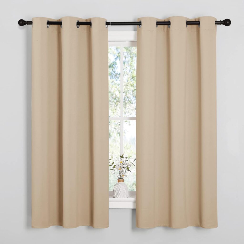 blackout curtains for a sleep friendly bedroom