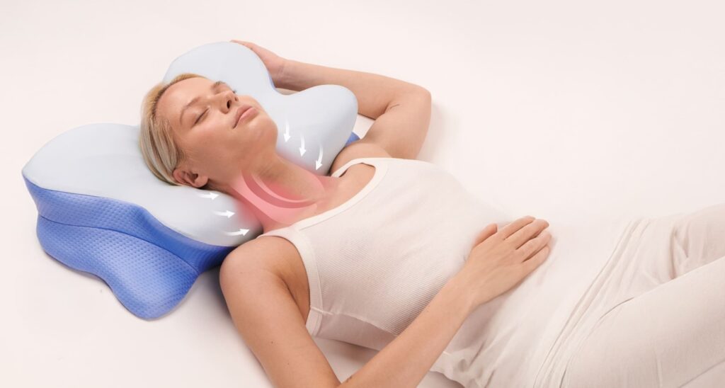 derila ergo pillow for upper back pain