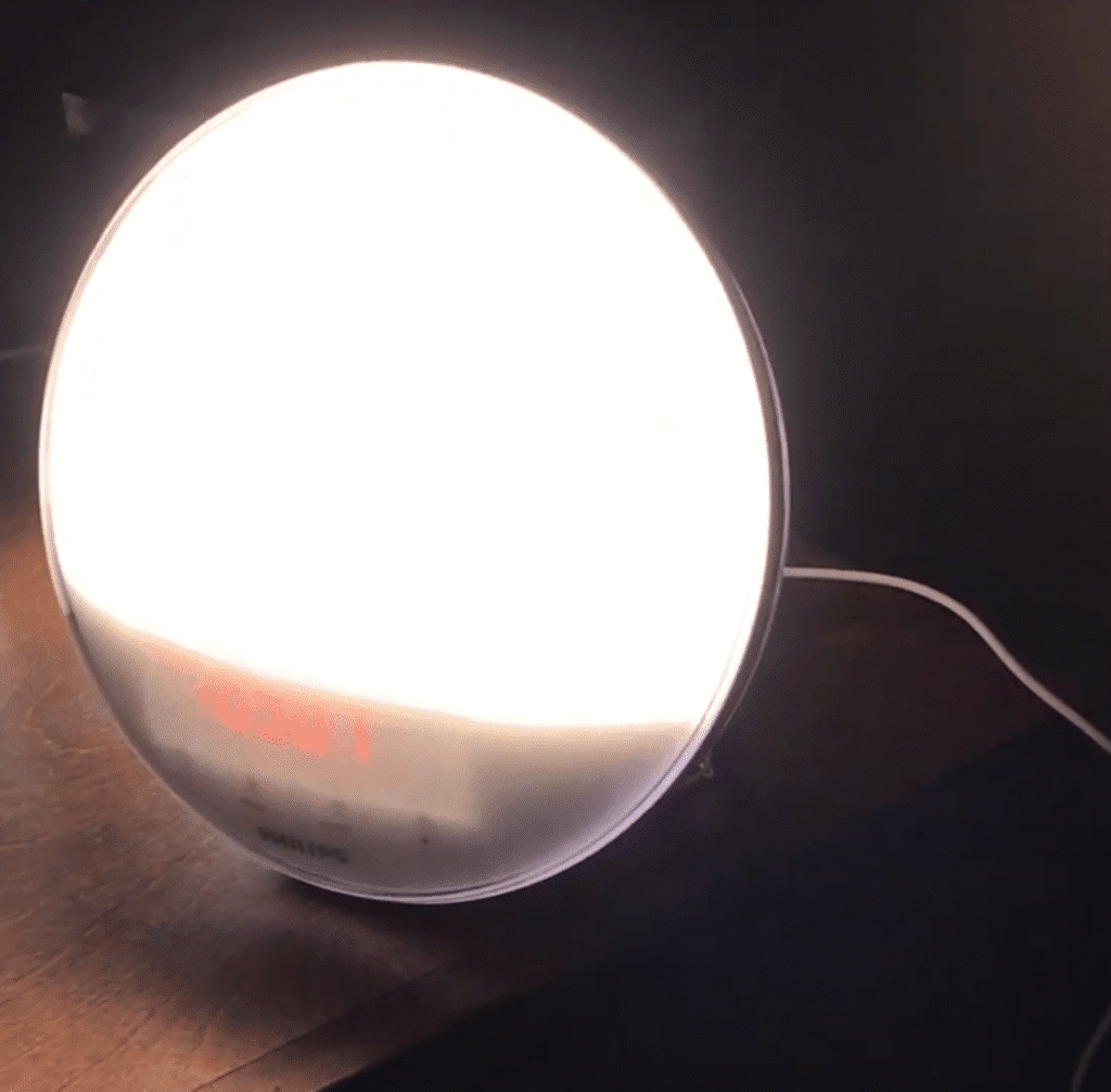 Philips smartsleep wake-up light design and features