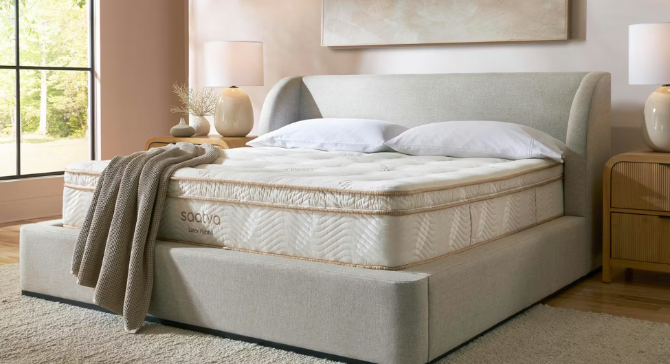 saatva latex hybrid luxury mattress