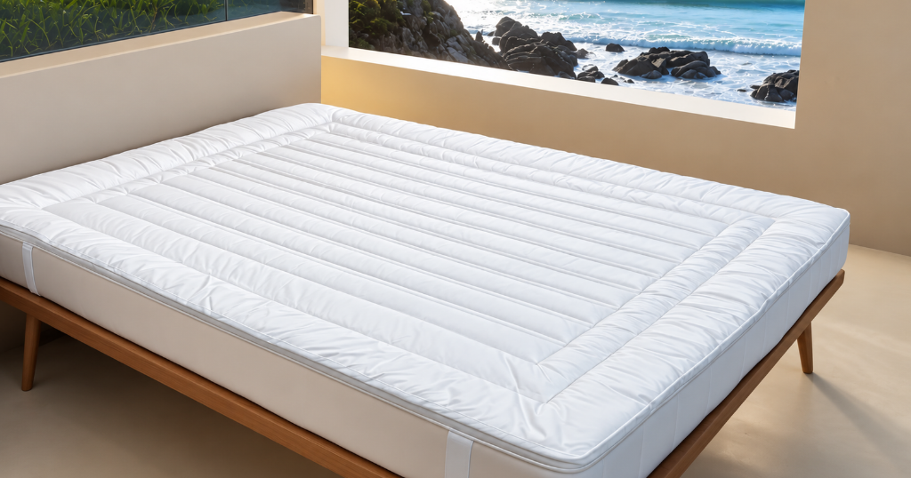 Sleep & Beyond myPad Washable Wool Mattress Pad for night sweats