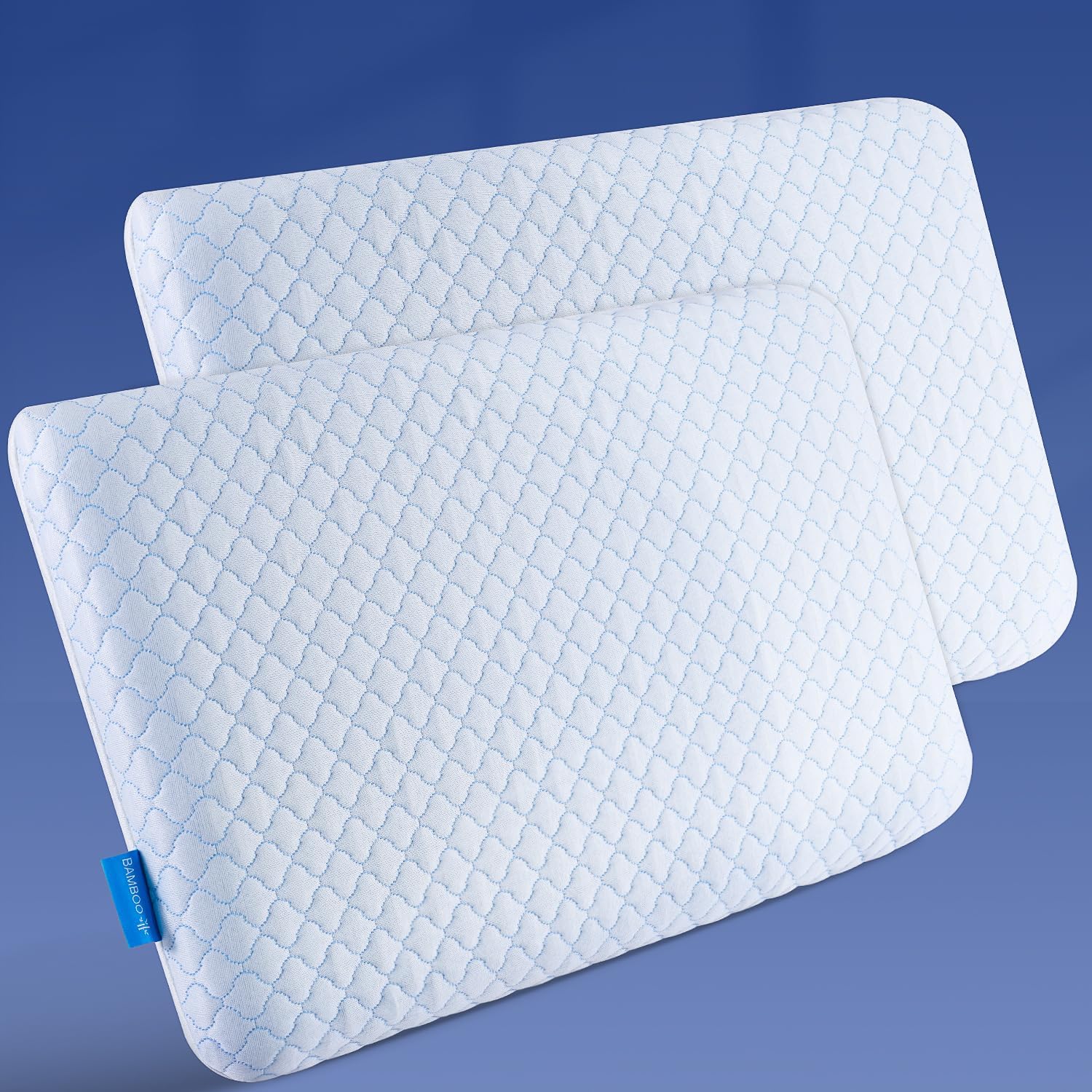 SofGlowly Ultra Thin Flat Pillow for front sleepers