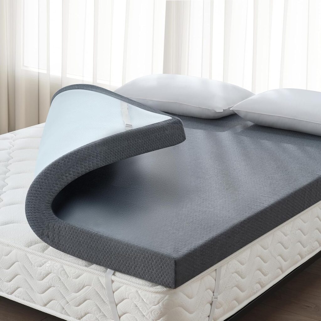  Z-hom 3 Inch Cooling Gel Memory Foam Mattress Topper for night sweats