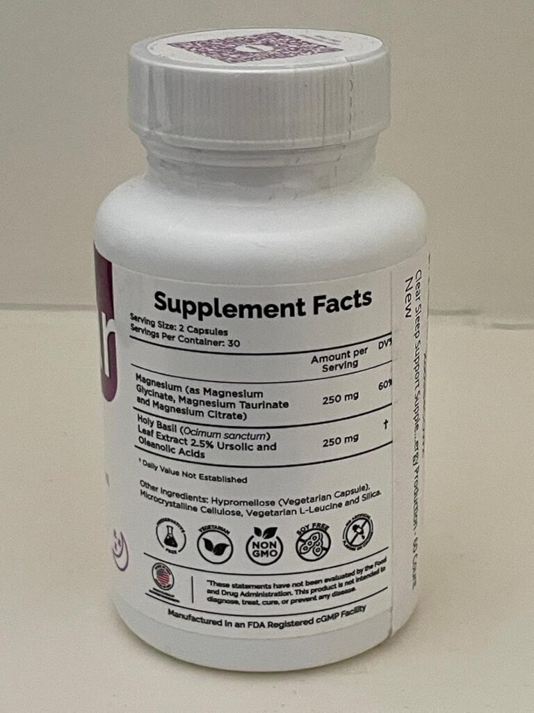 Clear Sleep Supplement ingredients