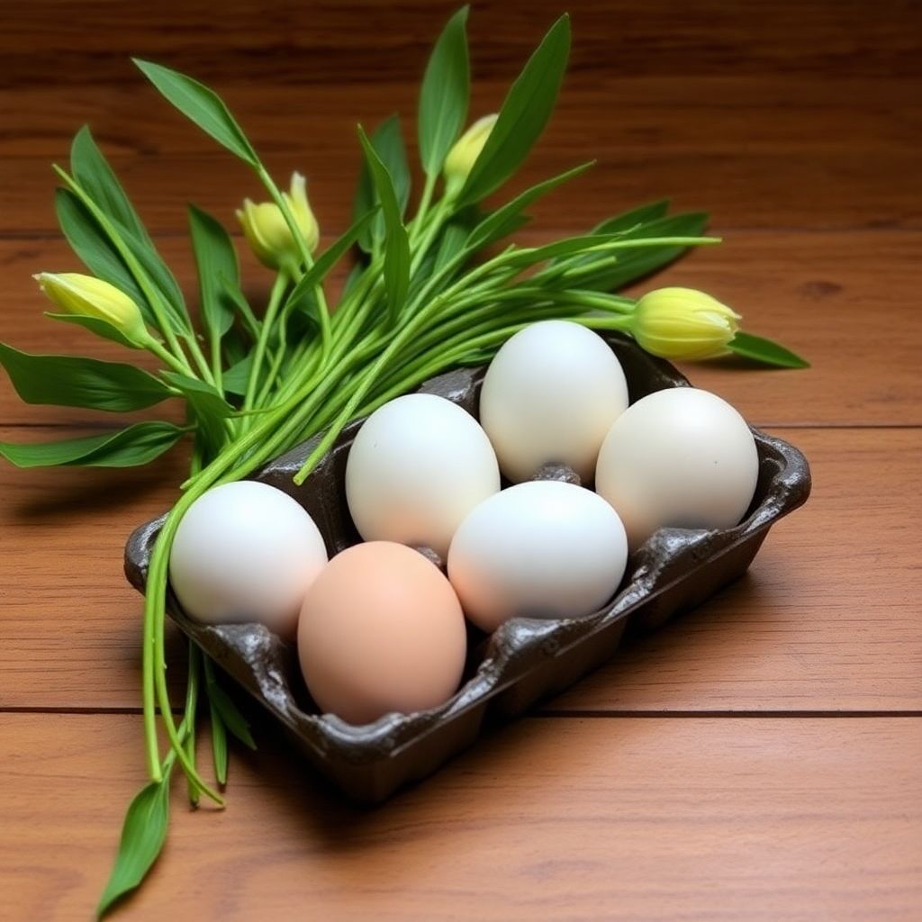 Eggs in a Carton Tryptophan in Eggs