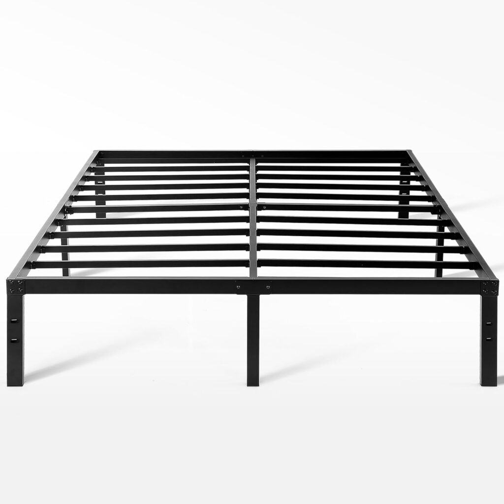 Noah megatron heavy duty metal platform bed frame for heavy people