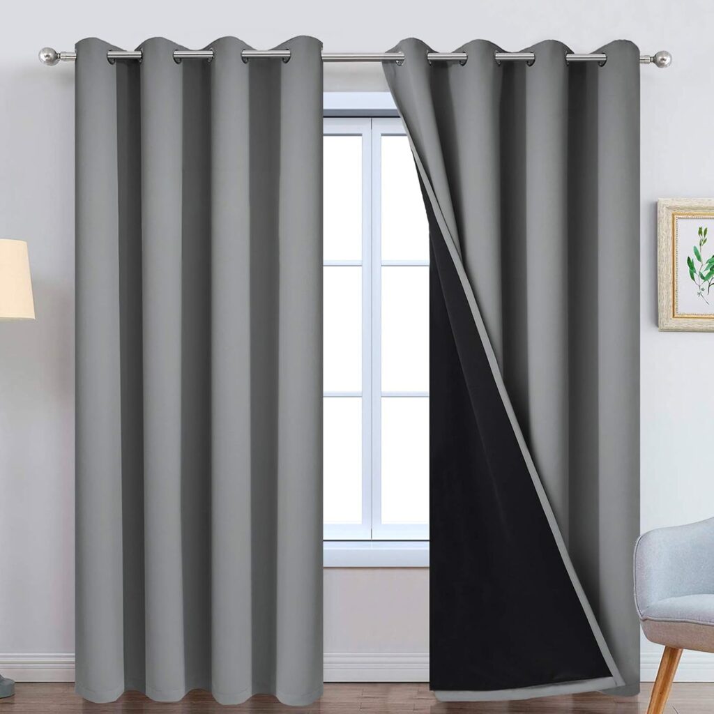 Yakamok 100% Blackout Curtains for night shift workers and daytime sleeping