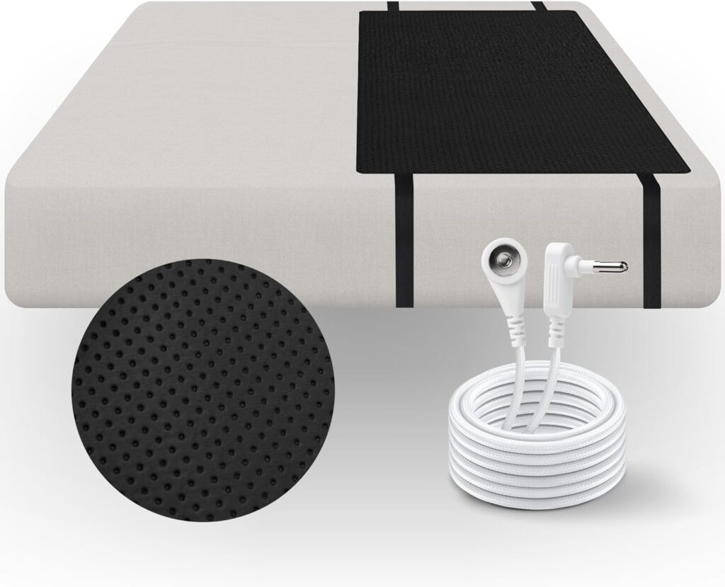 groundluxe grounding mat for bed single size