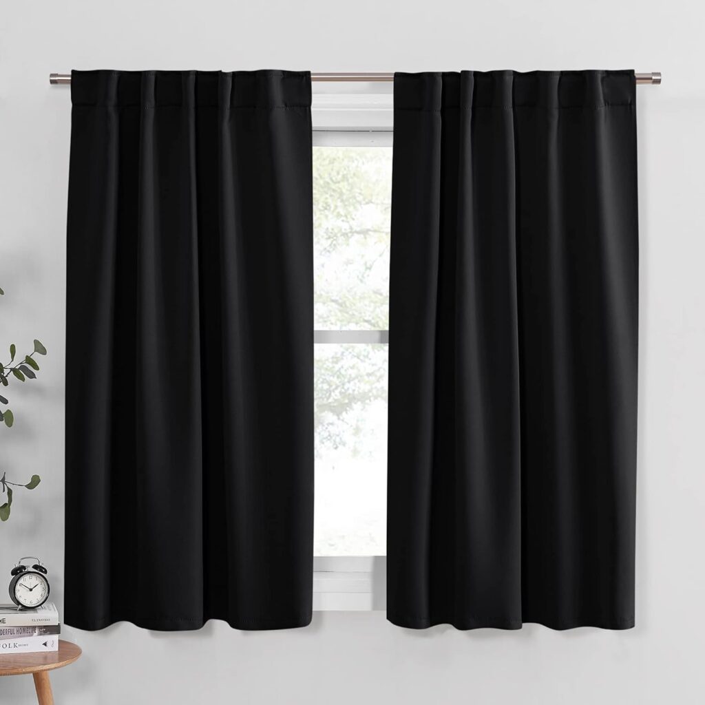 PONY DANCE Short Blackout Curtains for night shift workers