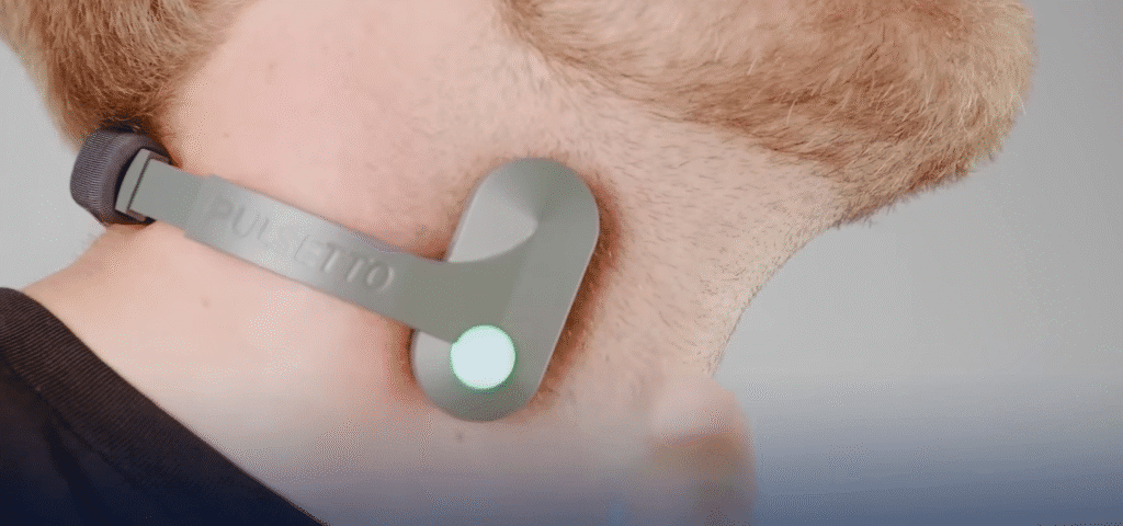 How to wear the Pulsetto VNS device