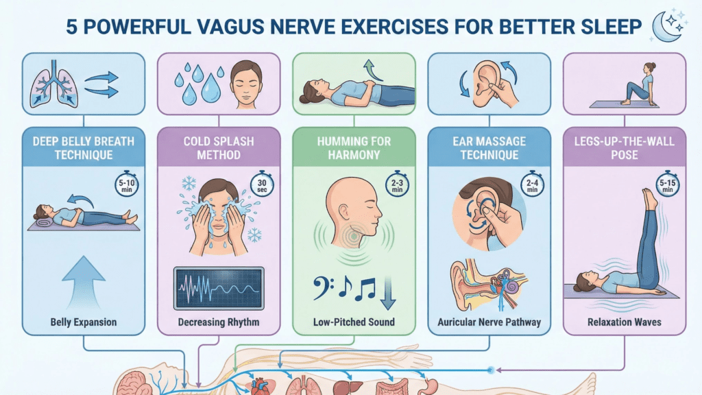 5 Vagus Nerve Exercises For Sleep