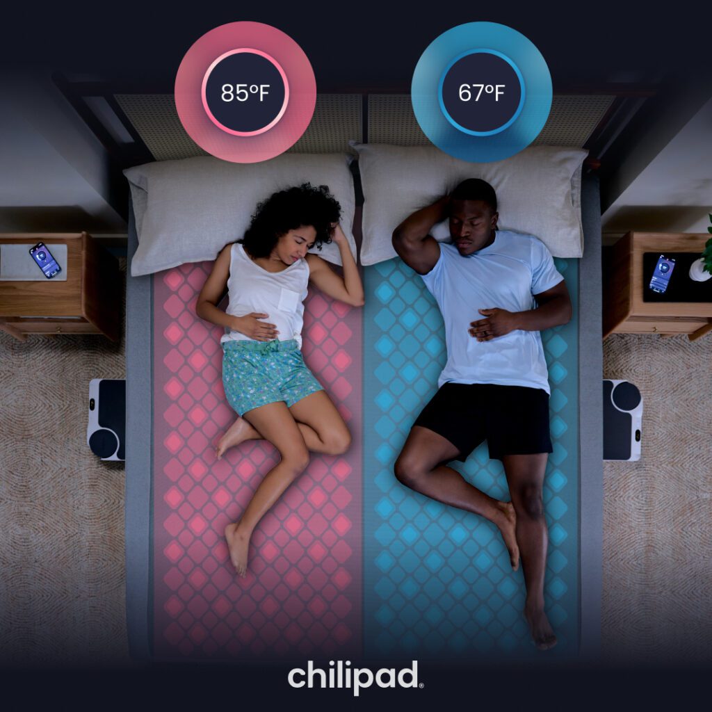 water cooling bed system for hot sleepers