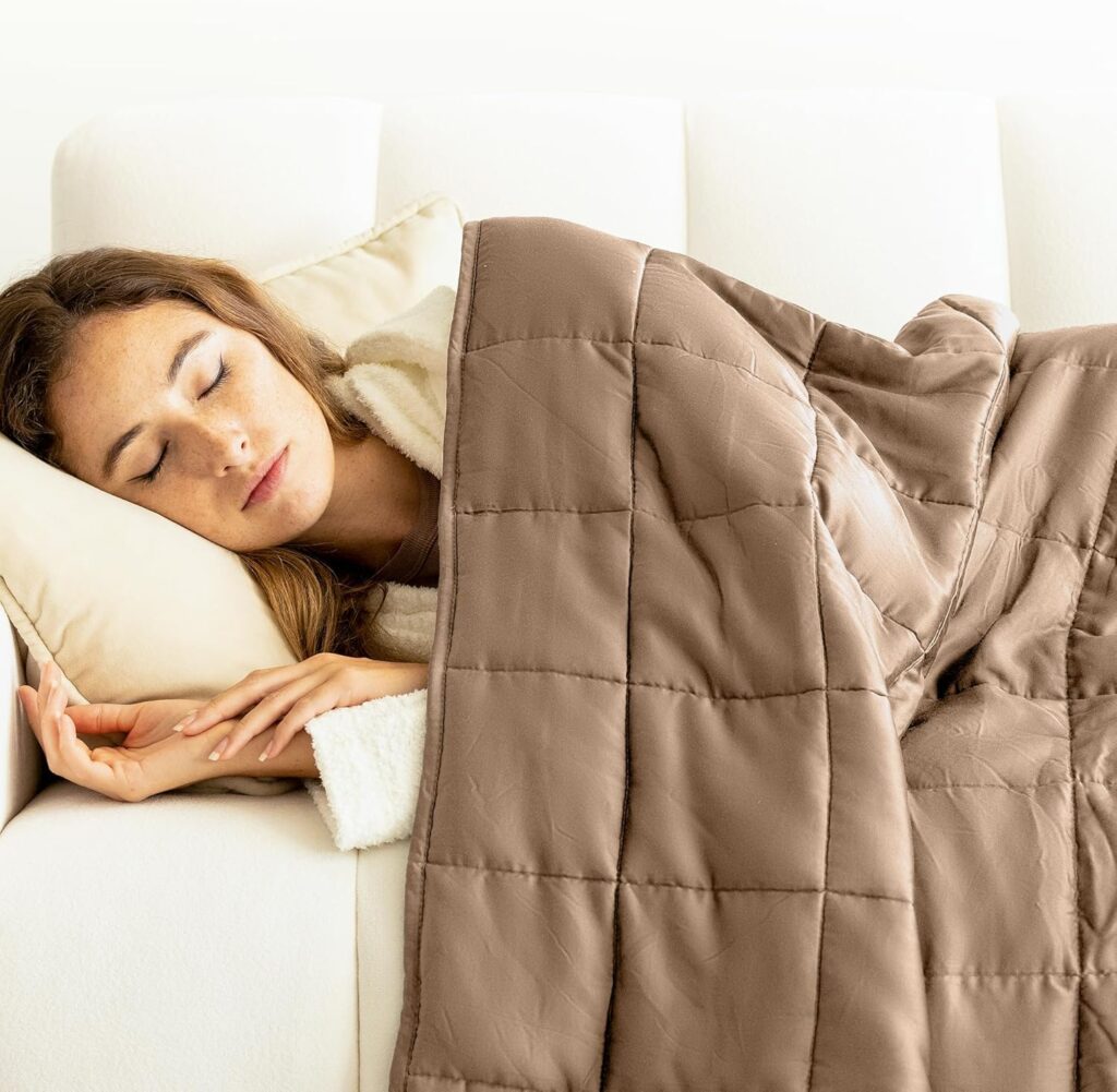 Sleeping with Luna Luxe Cotton Weighted Blanket
