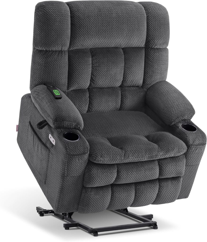 MCombo dual motor power lift recliner chair for bigger bodies to sleep in