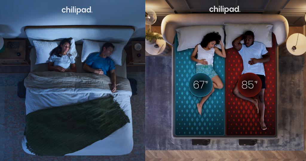 sleeping on chilipad 2 water cooling mattress pads