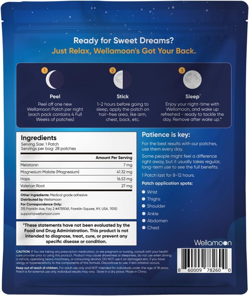 wellamoon ingredient list