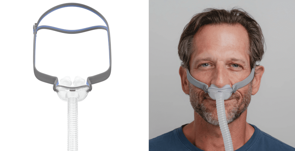 ResMed AirFit P10 Nasal Pillow Mask for side sleepers