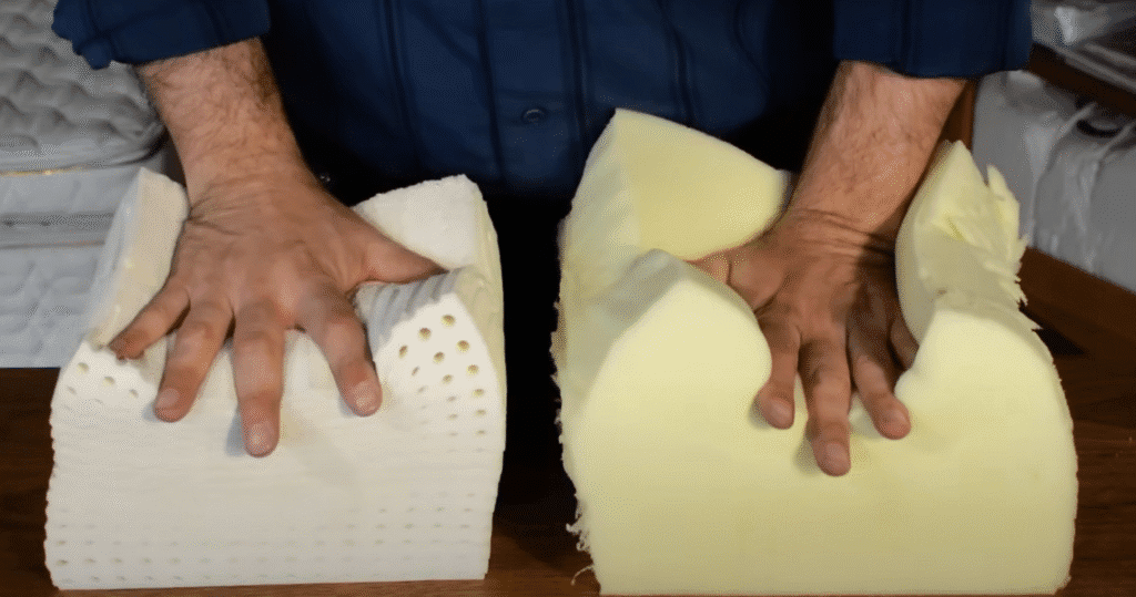 memory foam material for neck support