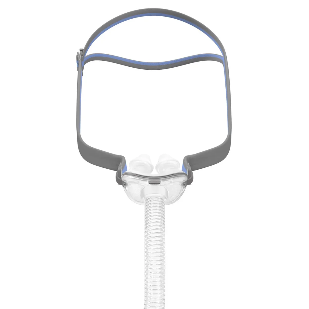 ResMed AirFit P10 Nasal Pillow Mask for comfortable side sleeping