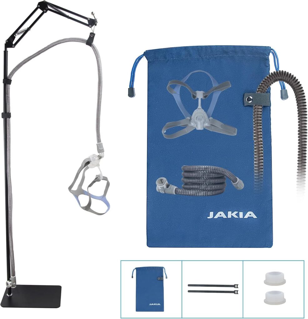 JAKIA Metal Floor Stand CPAP Hose Holder