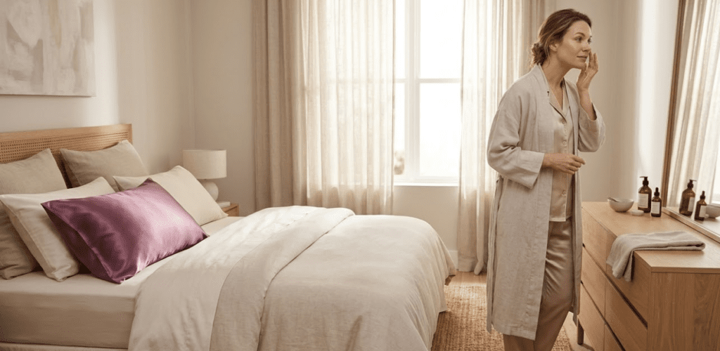 Silk Pillowcase Benefits for Skin, better Hydration, Fewer Creases, and a Gentler Surface