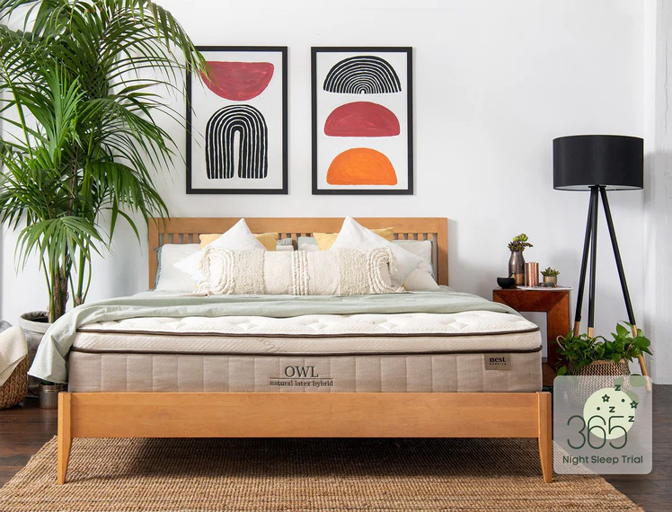 nest bedding owl natural latex hybrid mattress
