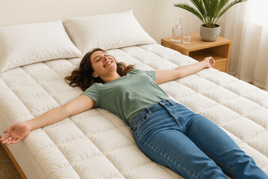 Best Organic Wool Mattress Toppers for Hot Sleepers and Back Pain Relief