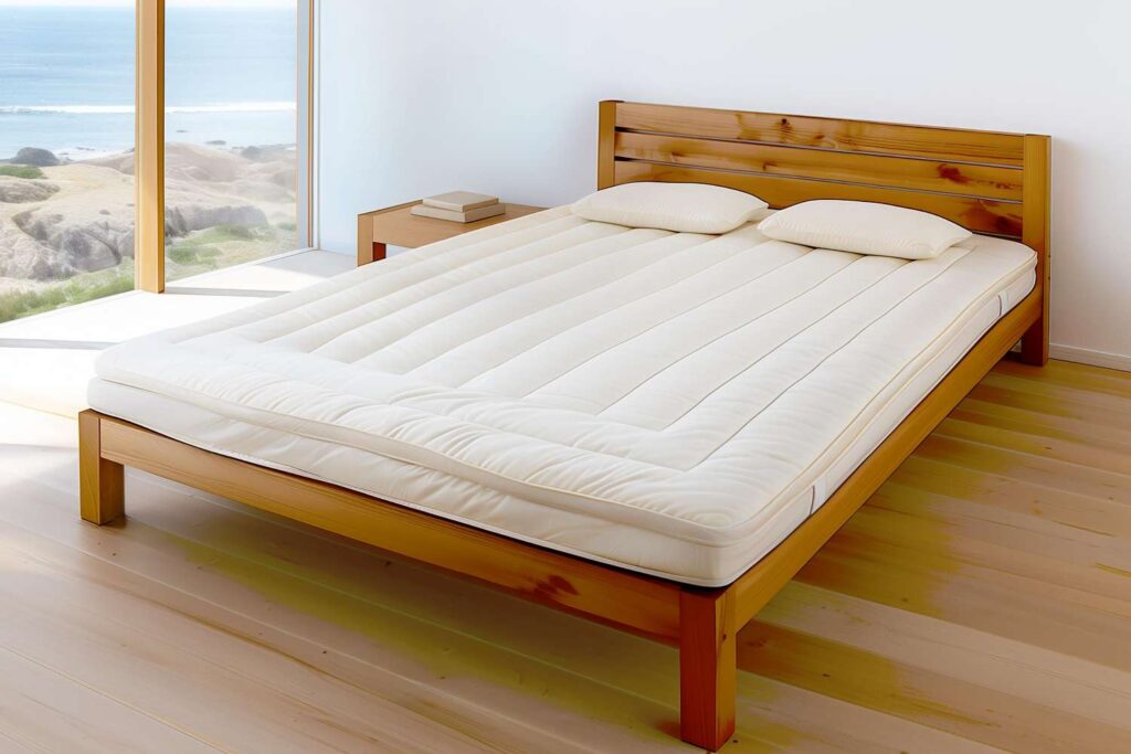 Sleep and Beyond Organic Merino Wool Topper for back pain and hot sleepers