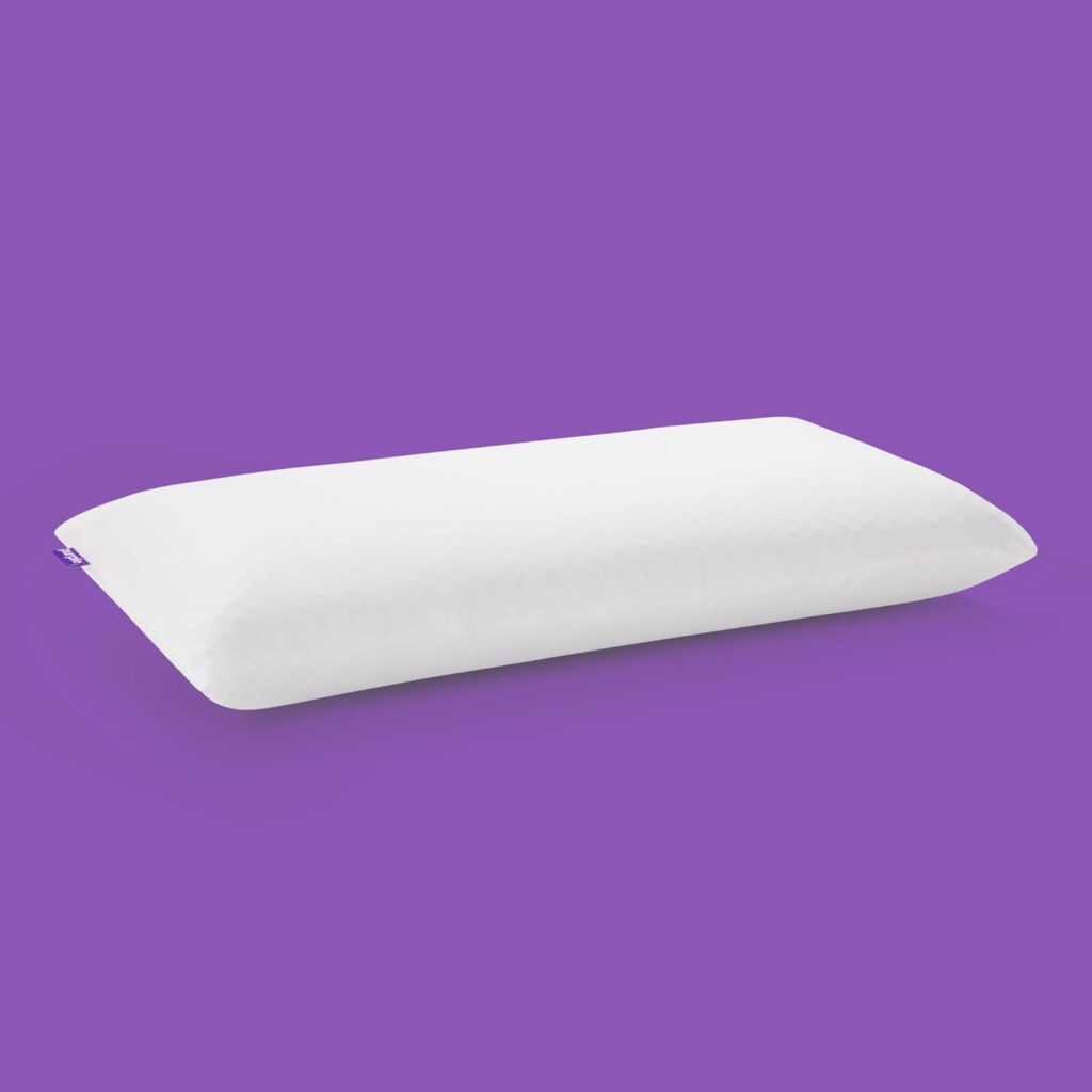 purple harmony pillow for back sleepers