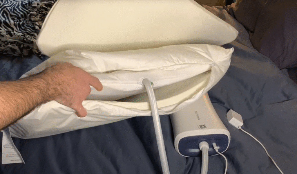 A close look at the nitetronic z6 anti-snore pillow