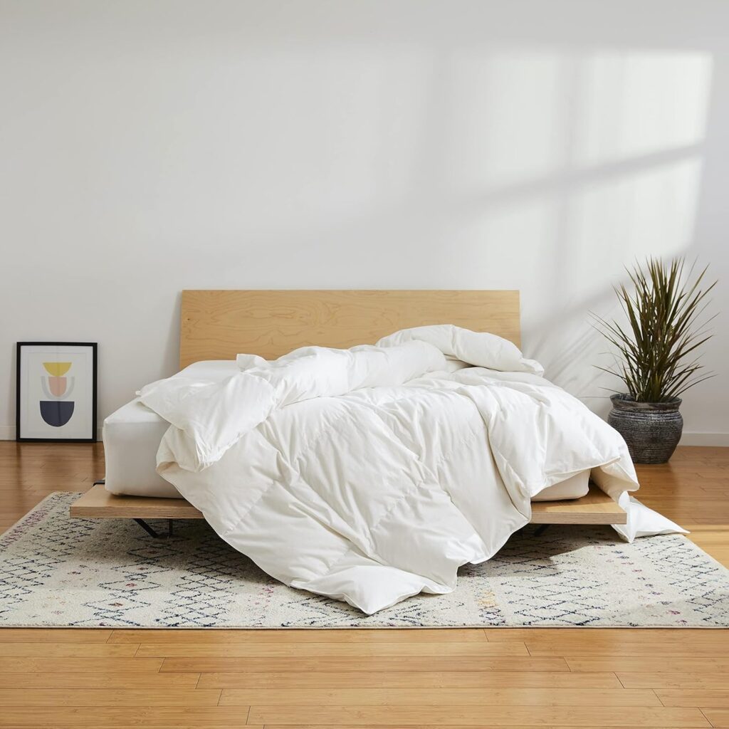 Brooklinen Lightweight Down Comforter for hot sleepers