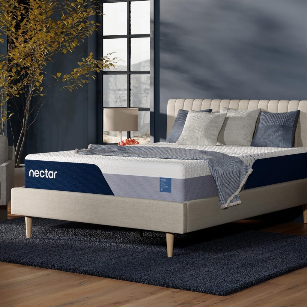 Nectar Memory Foam Mattress for sleep apnea