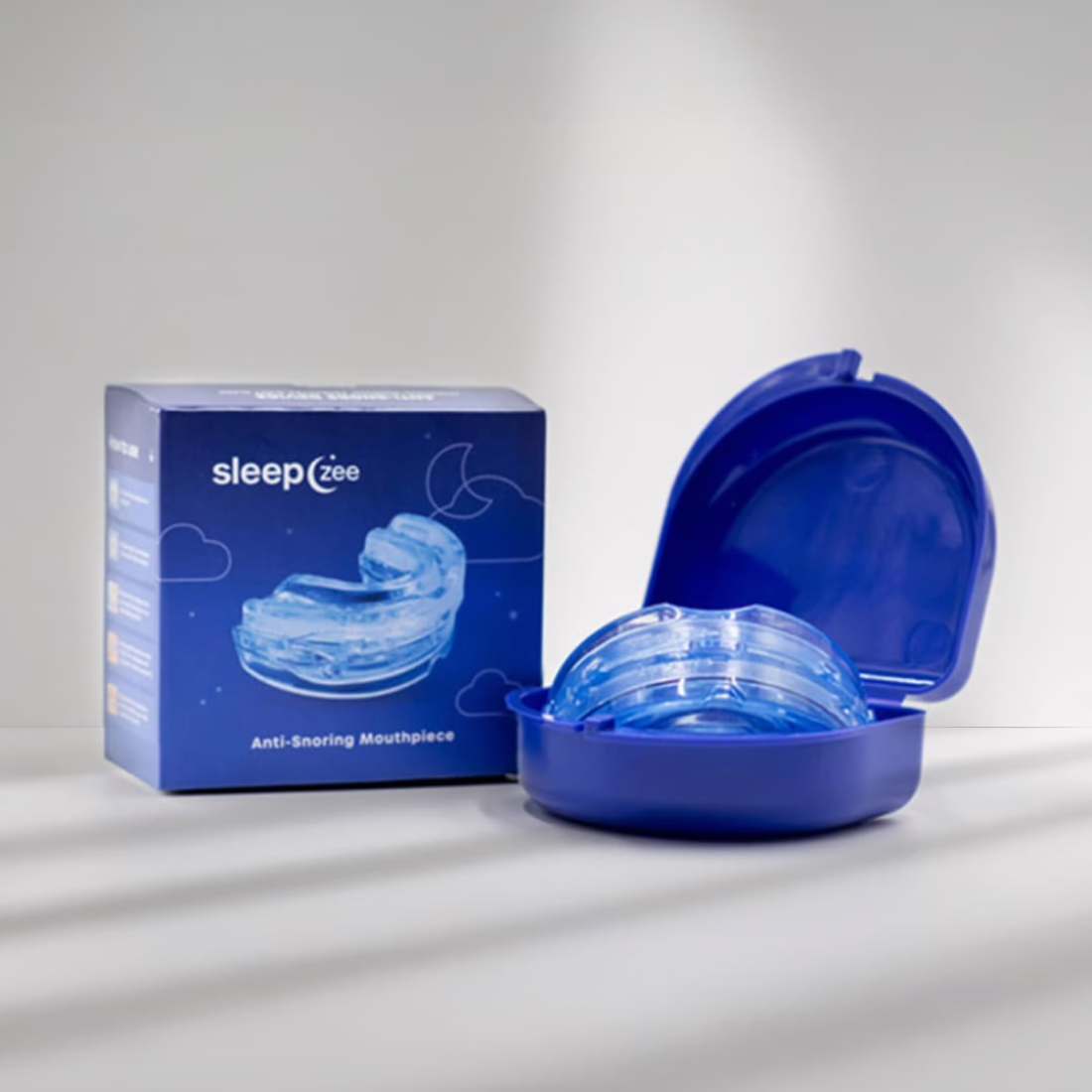 SleepZee Anti-Snoring Mouthpiece boxed