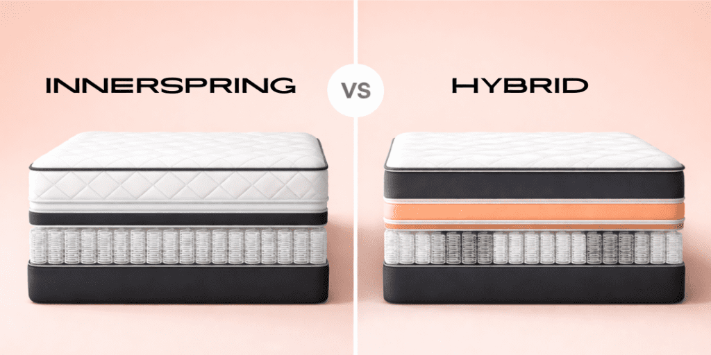 innerspring vs hybrid mattresses