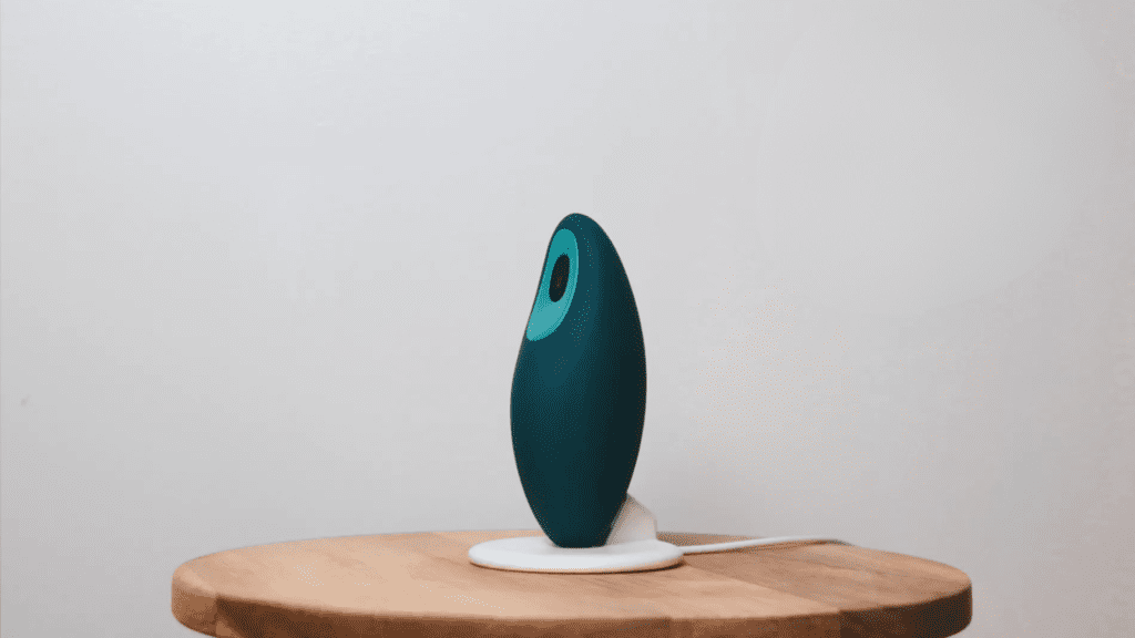 Moonbird breathing device on bedside stand