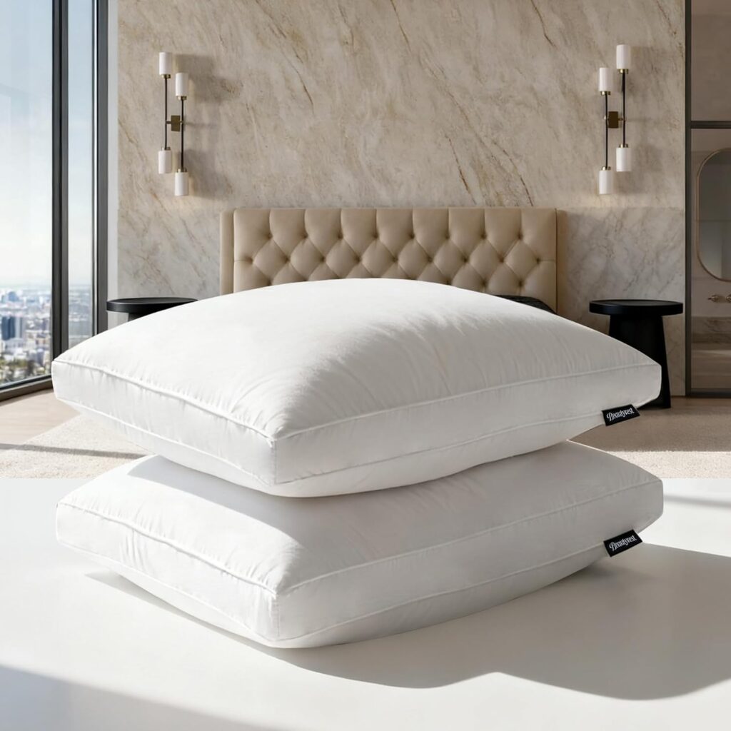 Beautyrest Goose Feather Down Fiber Gusseted Pillows