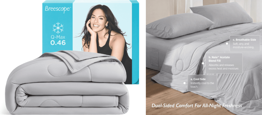 Breescape Cooling Comforter for night sweats