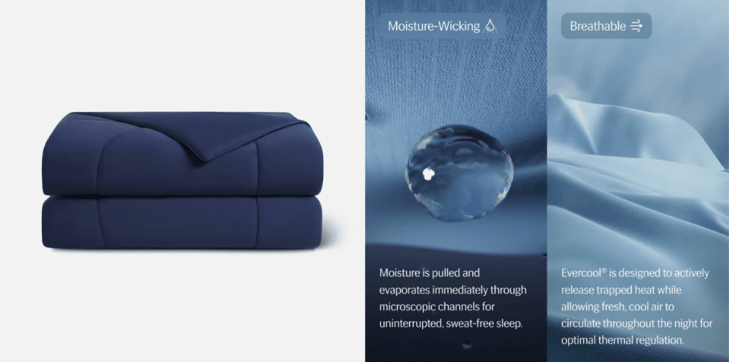 Rest Evercool Cooling Comforter for night sweats