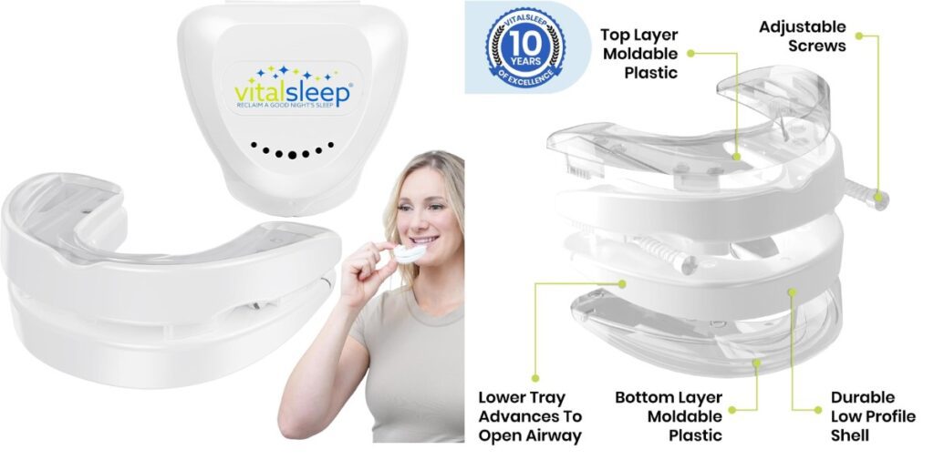 VitalSleep anti-snoring mouthpiece for women